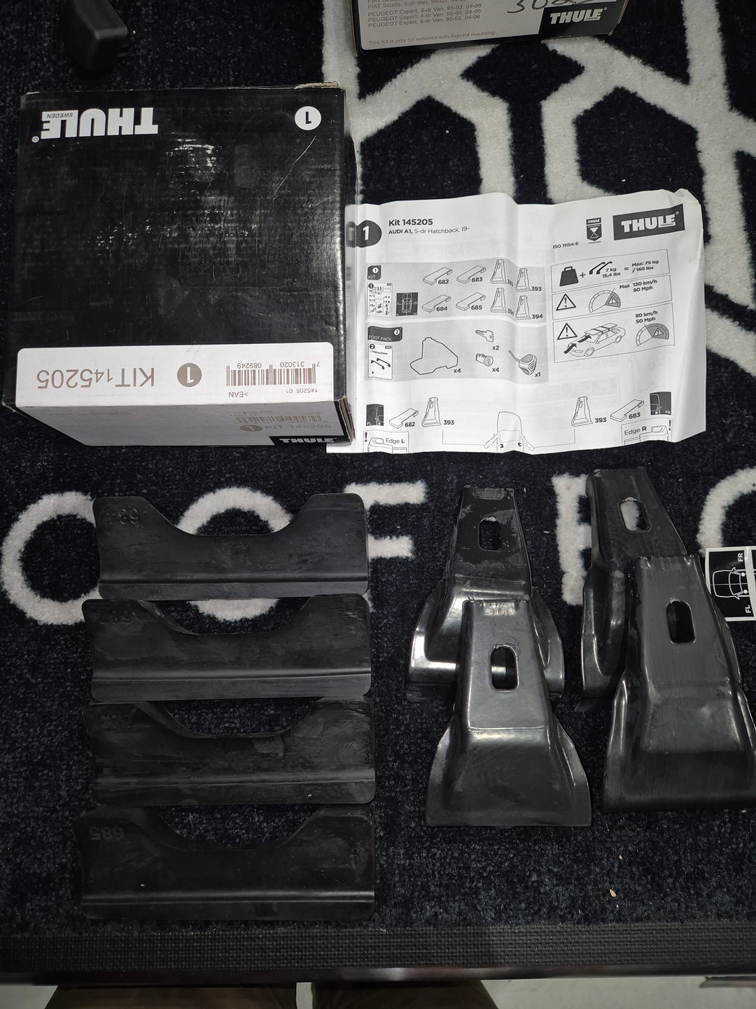 Thule 5205 Fitting Kit - AUDI A1 , 5-dr Hatchback 19-, Normal Roof