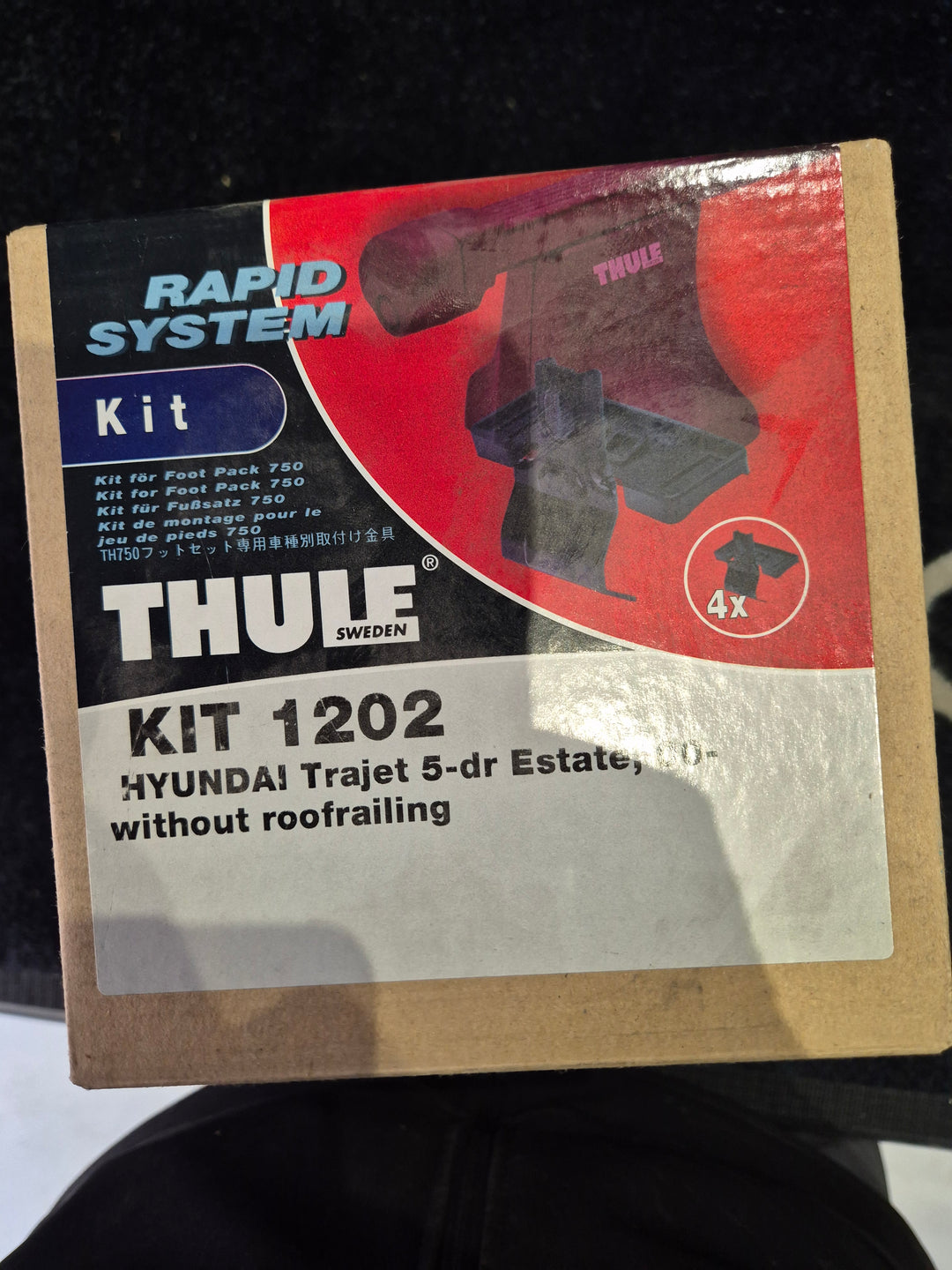 Thule 1202 Fitting Kit HYUNDAI Trajet 2000 onward