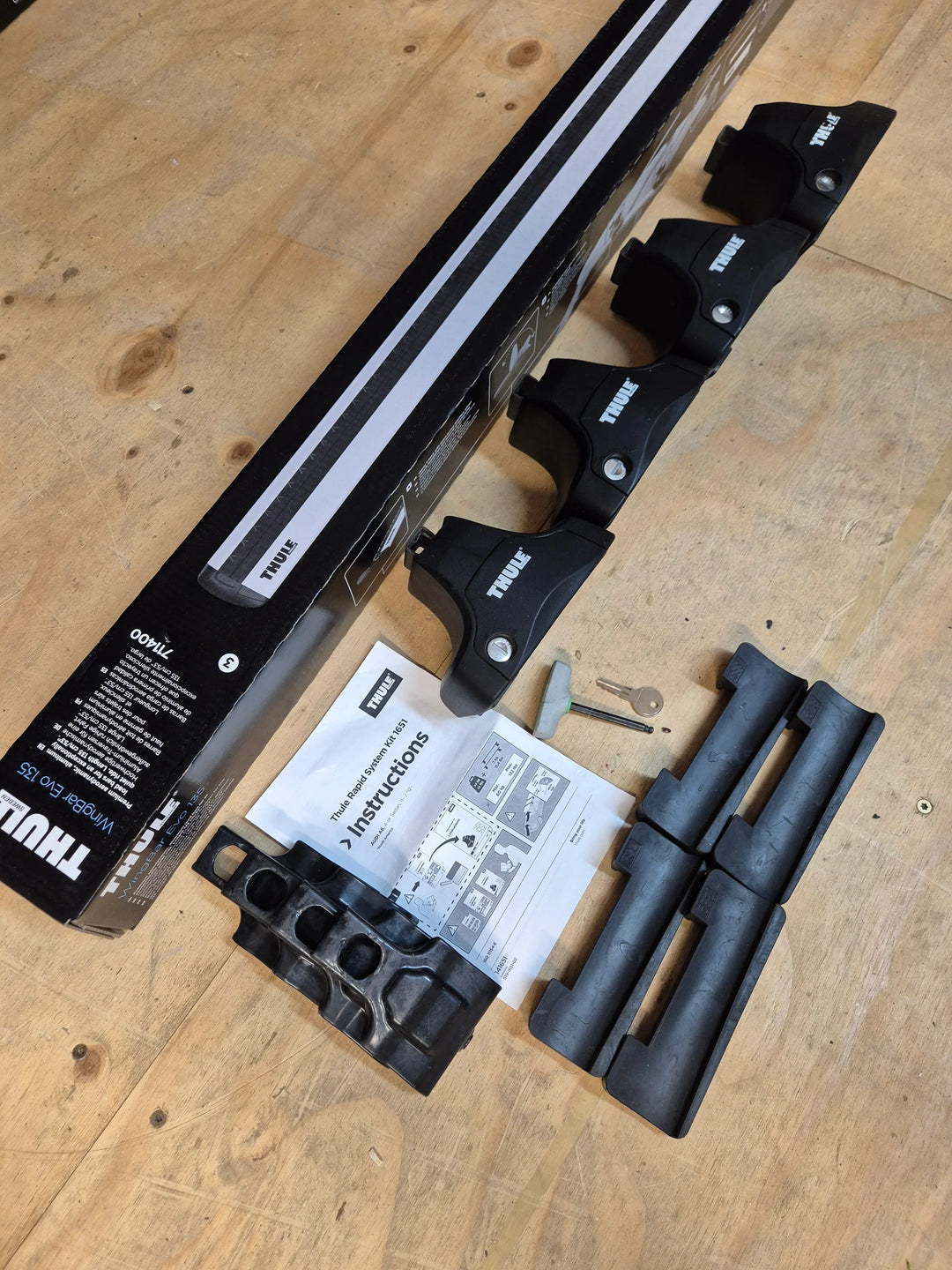 Thule Wingbar Evo set for Audi A6 Saloon 2011 onward (1651 - 754 - 7114 )