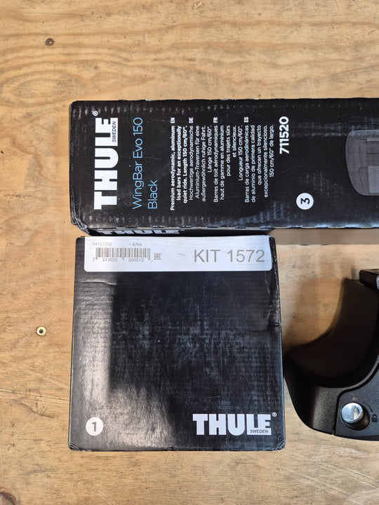 Thule Wingbar Evo Black set for VW Transporter T4 ( 1572 - 754 - 711520)