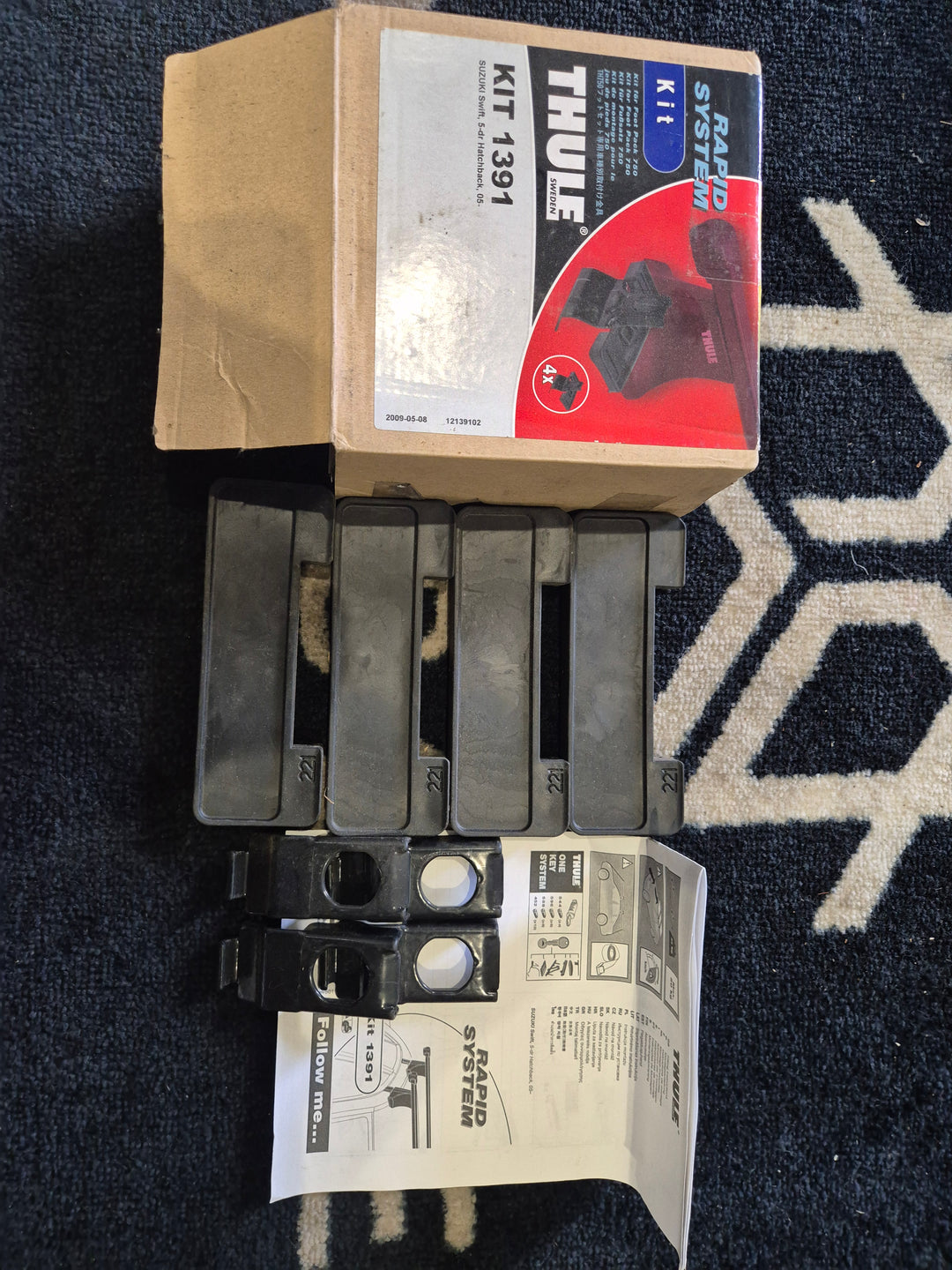 Thule 1391 Fitting Kit Suzuki Swift hatch 2005 onward