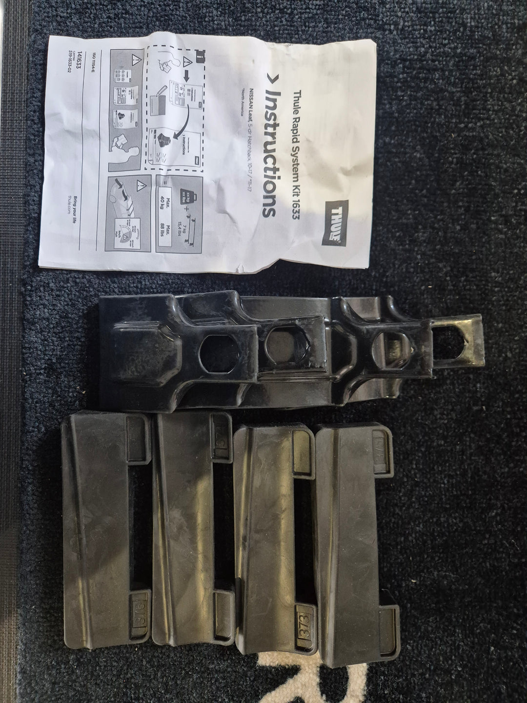Thule 1633 Fitting Kit - NISSAN Leaf 2010 onward