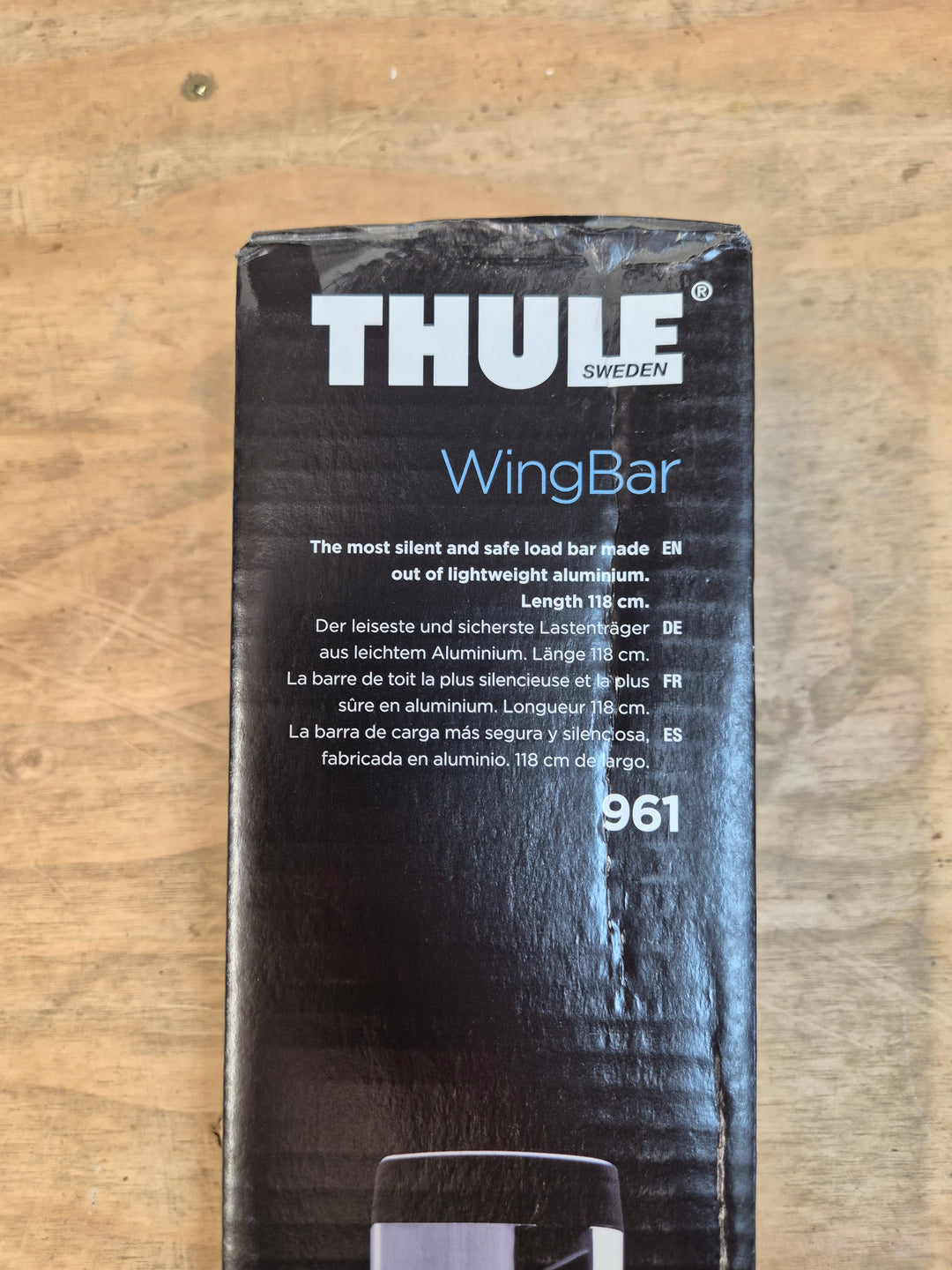 Thule 118cm Wingbar - 961 ( Same fit as 711200)