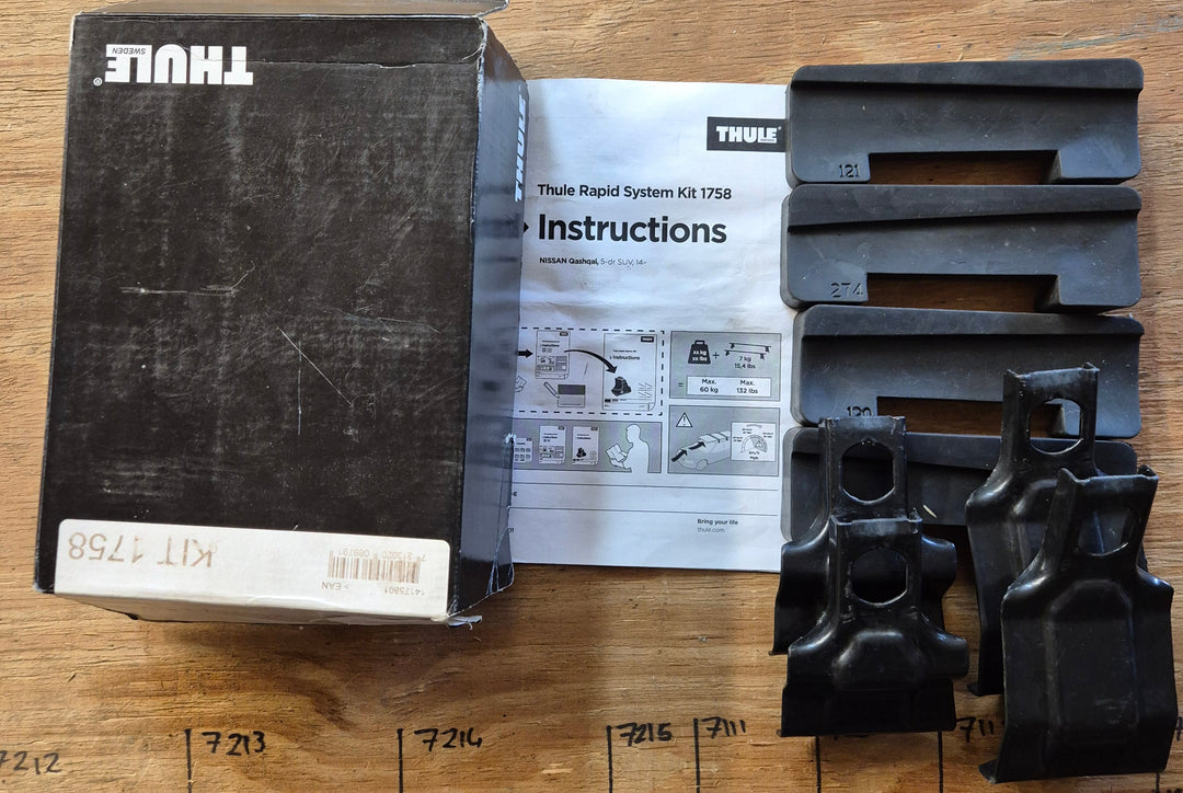 Thule 1758 Fitting Kit - NISSAN Qashqai - Used