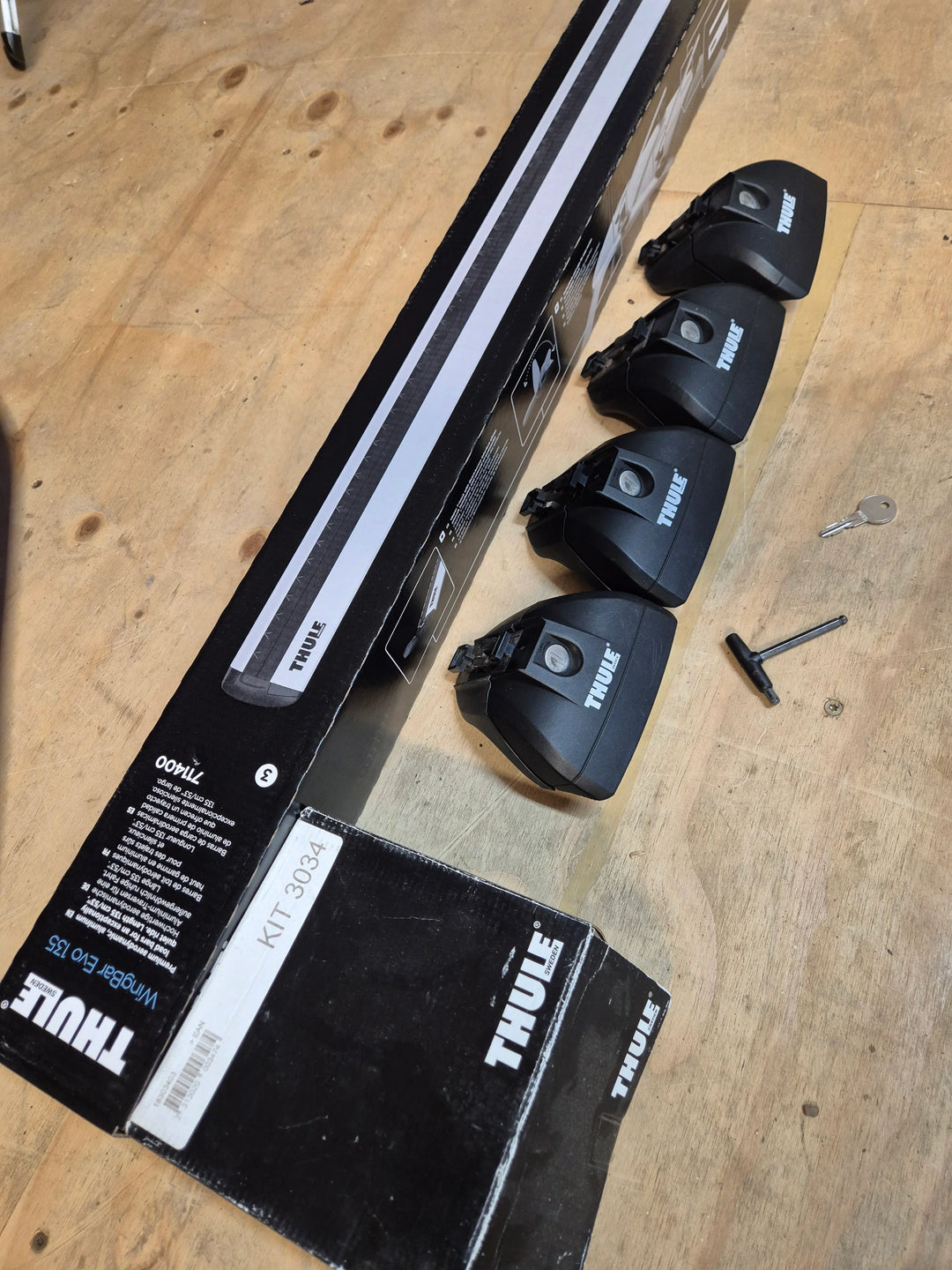 Thule Wingbar Evo Set for VW T5 & T6 with T-Tracks