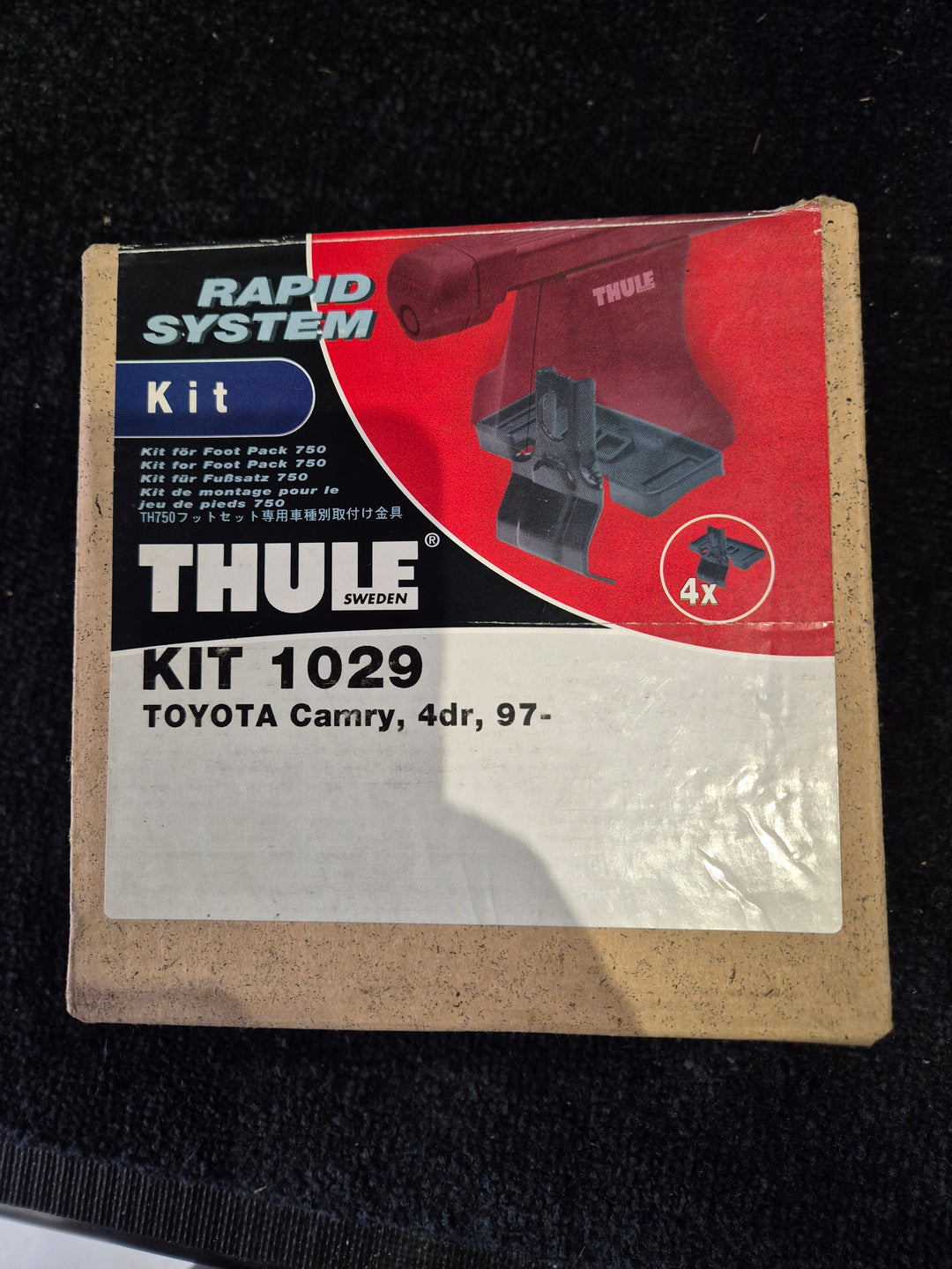 Thule 1029 Fitting kit TOYOTA Camry 1997 onward