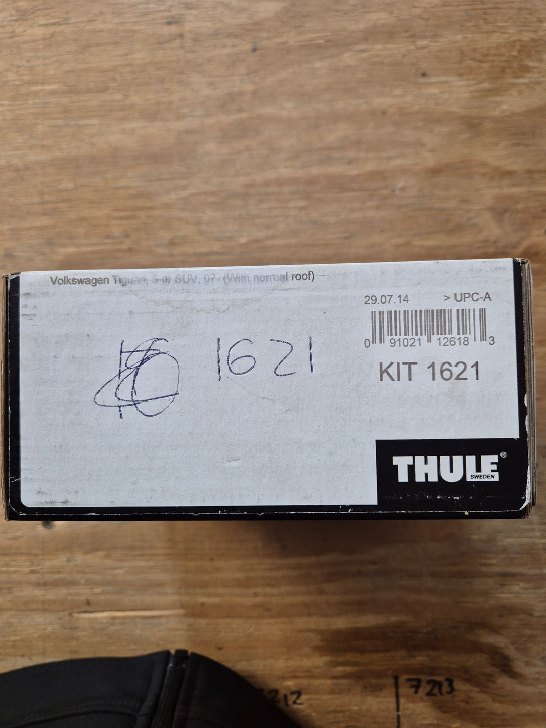 Thule 1621 Fitting Kit Tiguan 2007 onward with Flat Roof