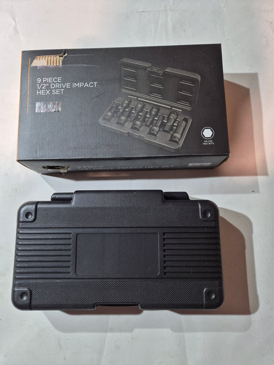 Halfords Advance 9 Piece 1/2" Drive Impact Hex Set