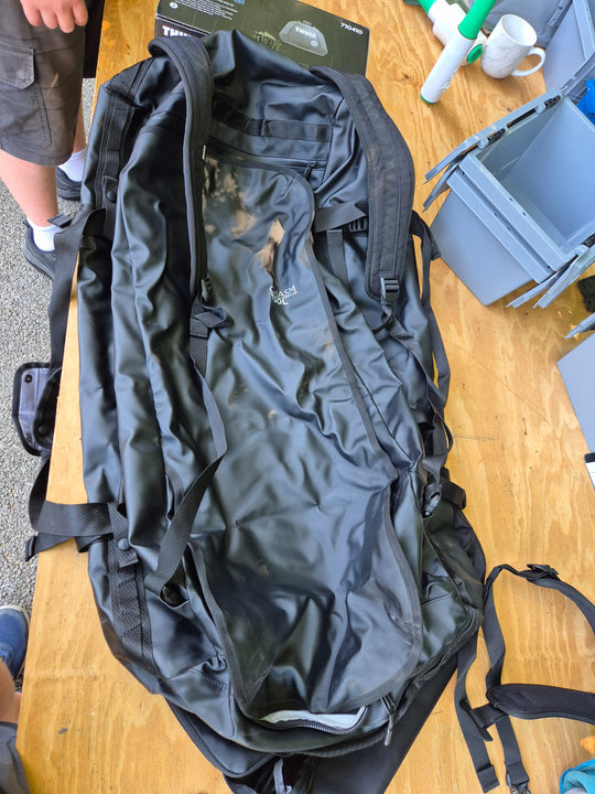 Thule Chasm 130L Duffel Bag Black Used