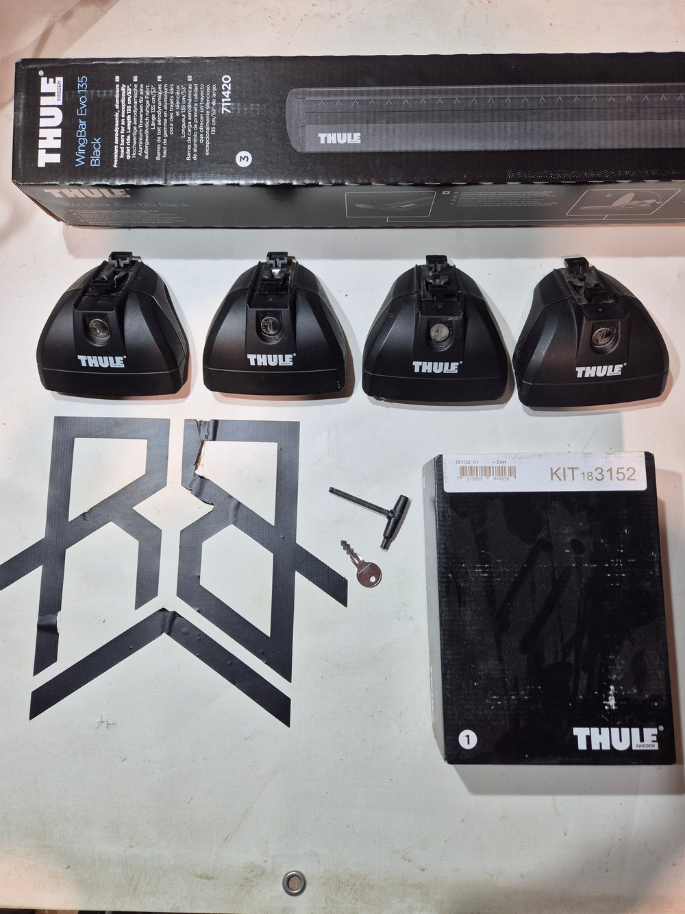 Thule Bar set for Mercedes GLE C292 Coupe 2015 -  ( 3152 - 753 - 711420)