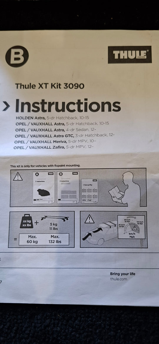 Thule 3090 Fitting Kit - Used