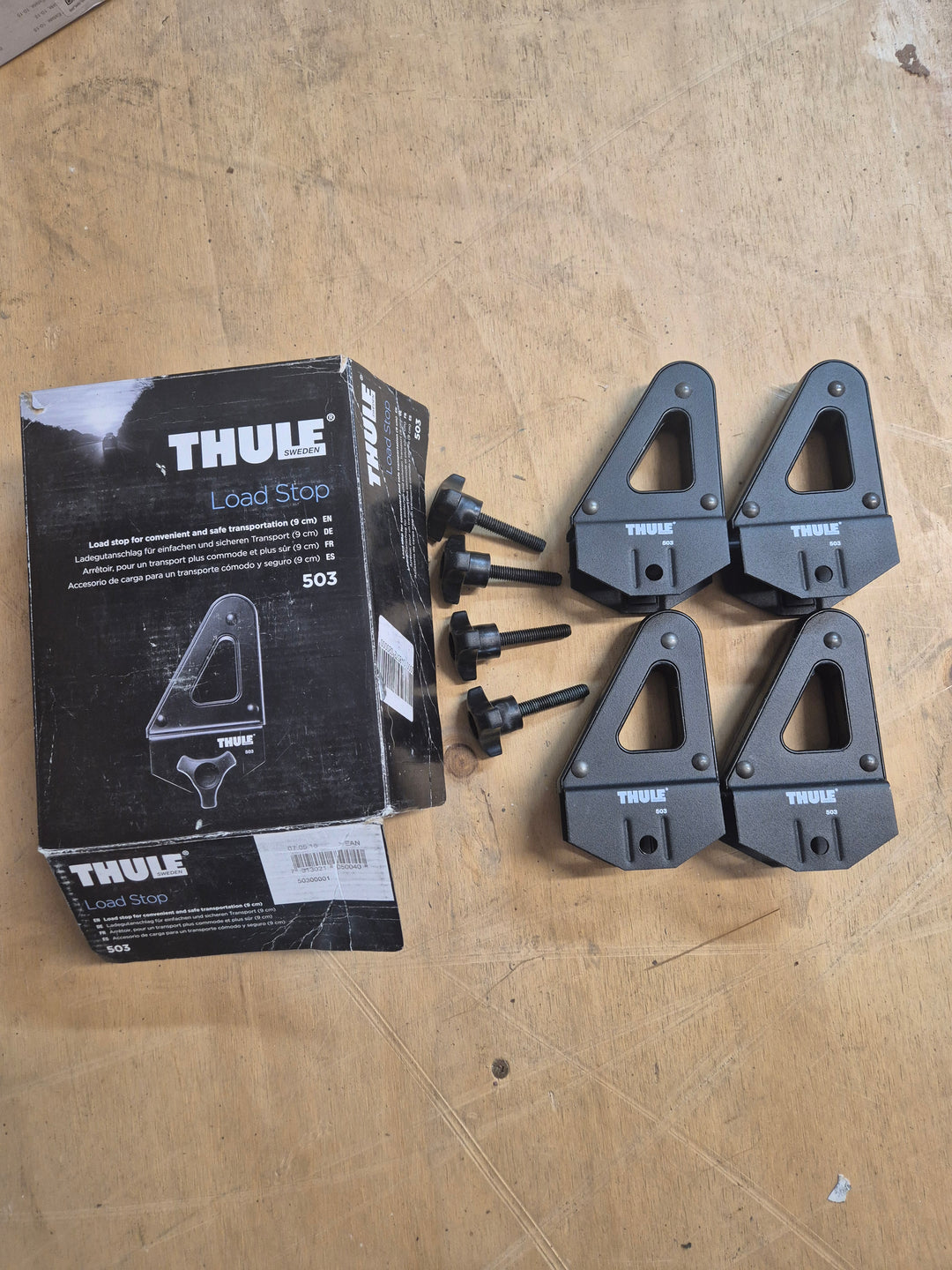 Thule 503 Load Stop - 9cm high for Square bars