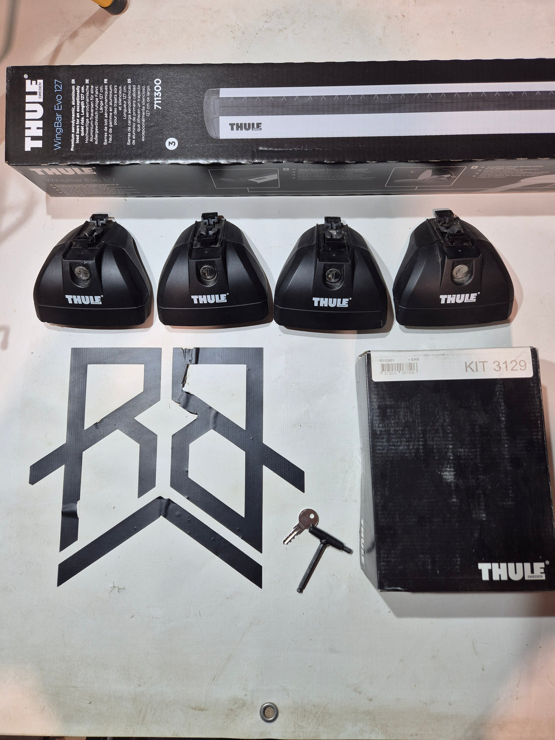 Thule Bar set for VOLKSWAGEN Amarok 13-  ( 3129 - 753 - 711300)