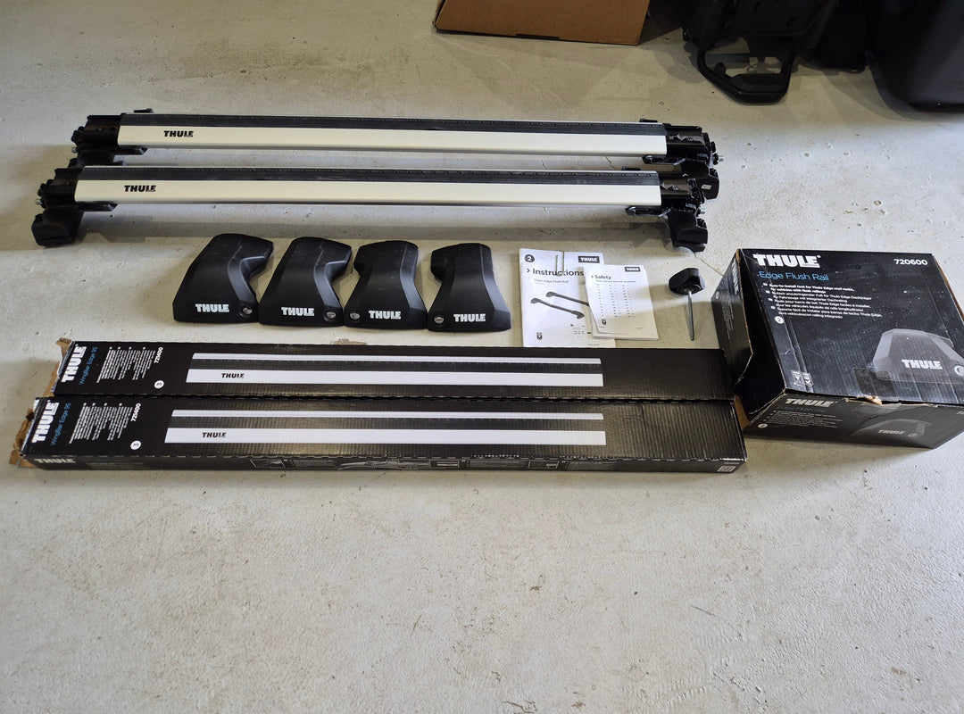 Thule Wingbar Evo Roof Bar Set for Audi A6 Avant 2019-