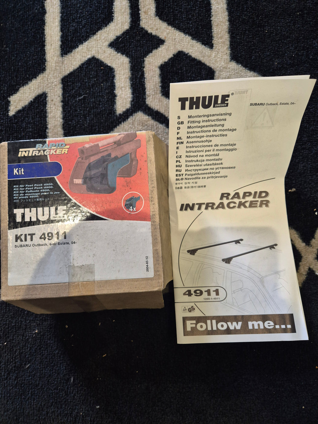 Thule 4911 Subaru Outback Estate 2004 onward