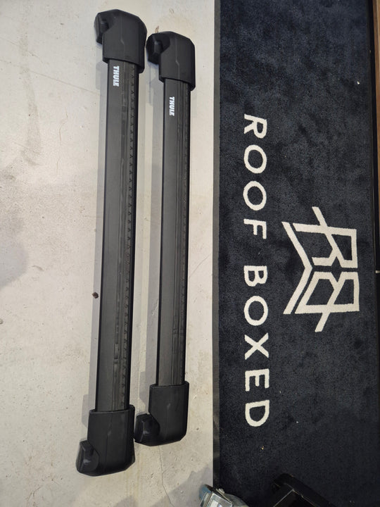 Thule Wingbar Evo Edge - Black set for VOLVO V60 5-dr Estate 2019 onwards (Flush Rail) - used