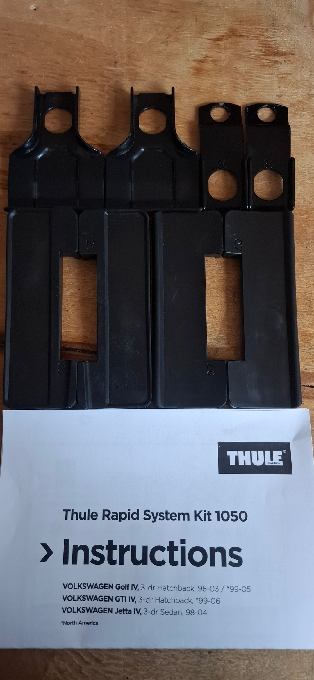 Thule 1050 Volkswagen Golf & Jetta 1998 to 2003 - used