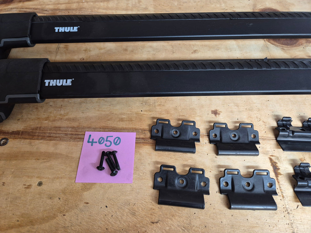 Thule Roof Bar set ( 4050 & 9592B) for Porsche Macan 2014 onward