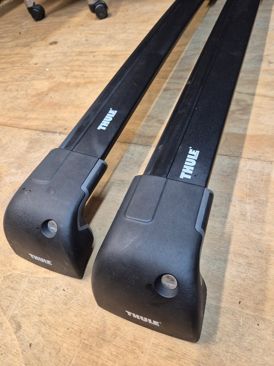 Thule 9594B & 3136, Wingbar Edge Black set for MERCEDES C-Class W205 Saloon 2014- & Coupe 2016- ( Fixed points)