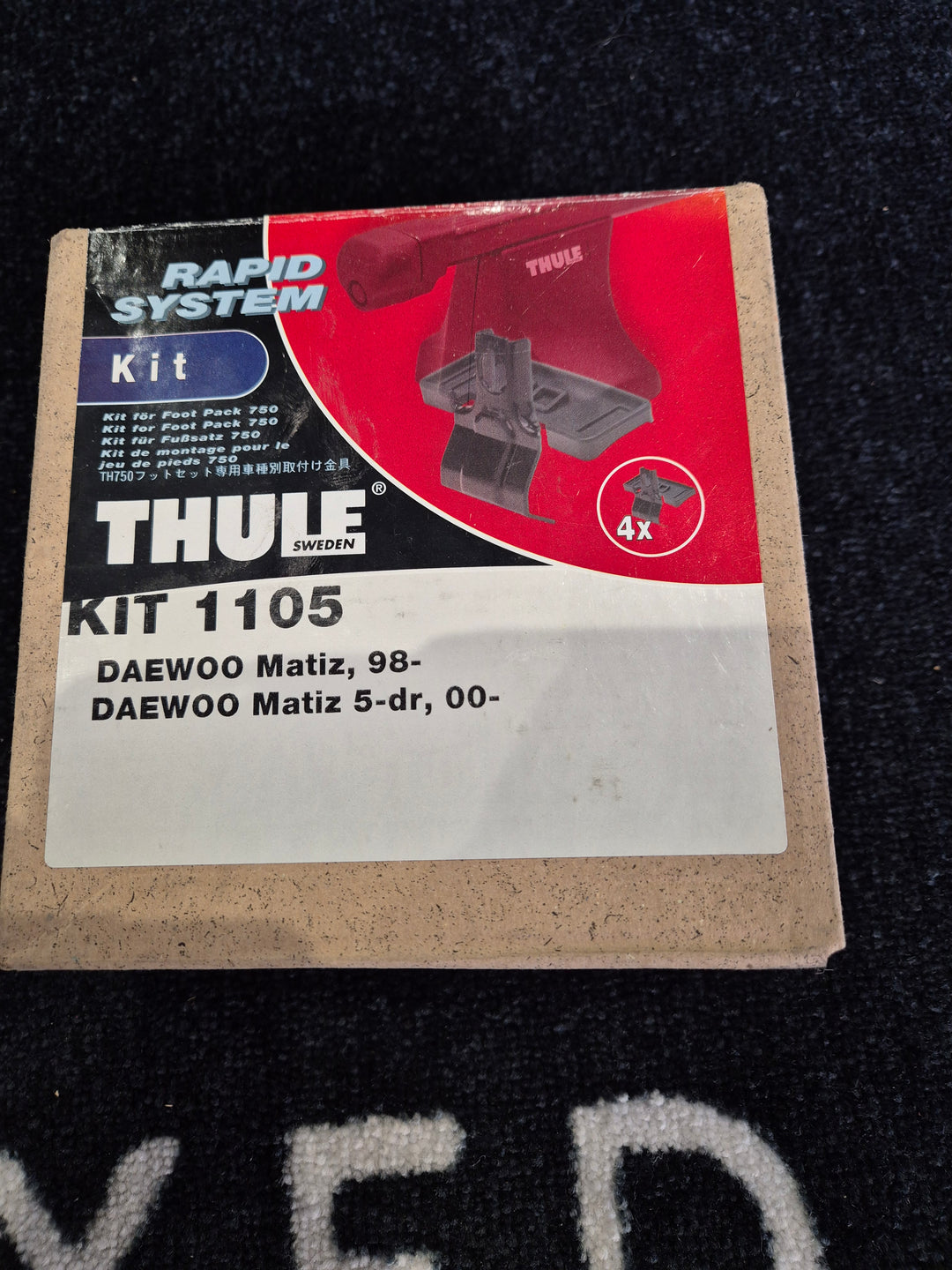 Thule 1105 Fitting Kit DAEWOO Matiz 1998 onward