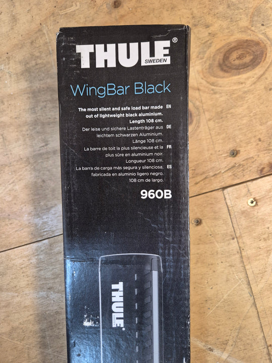 Thule 108cm Wingbar Black-  960B ( Same fit as 711120)