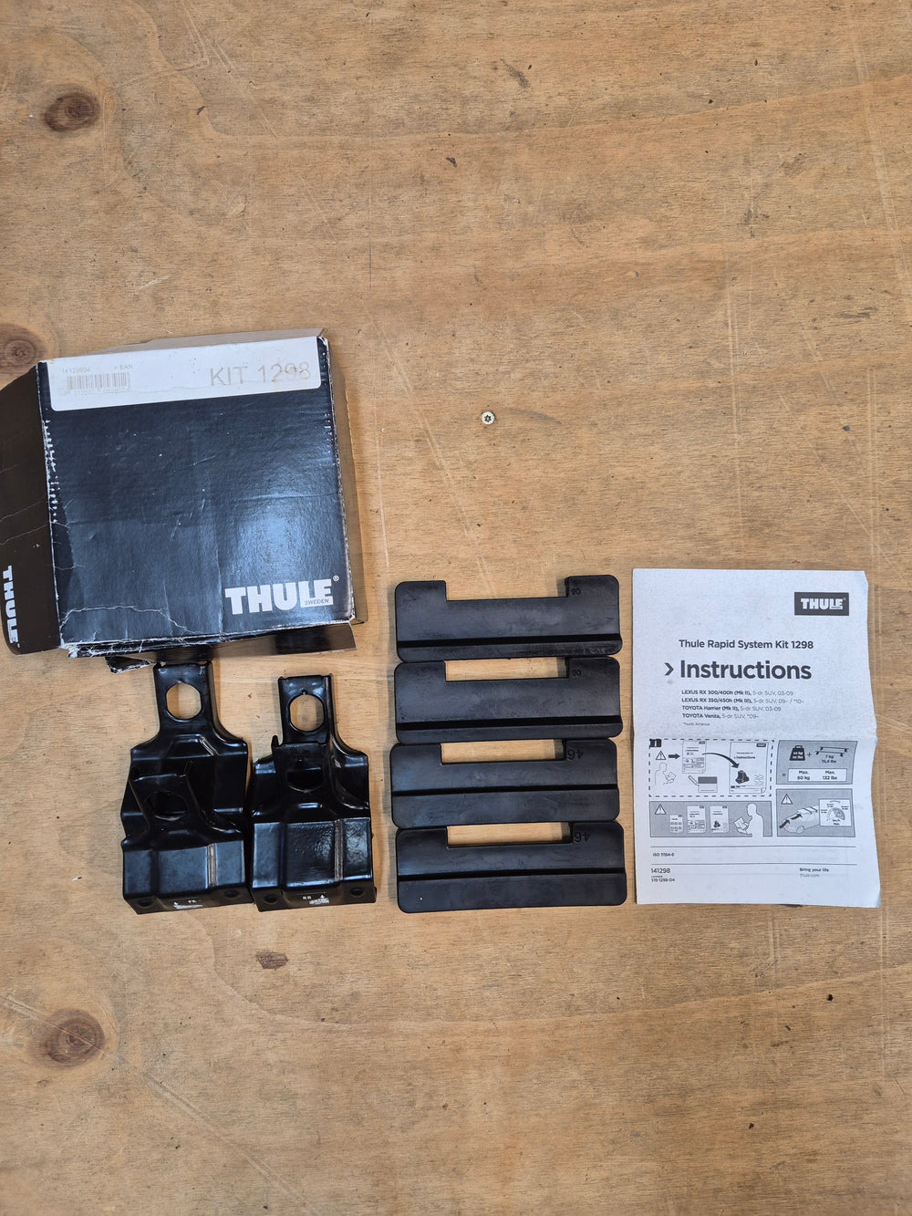 Thule 1298 Fitting Kit - LEXUS RX 300/400h (Mk II), 5-dr SUV, 03-09 & Others
