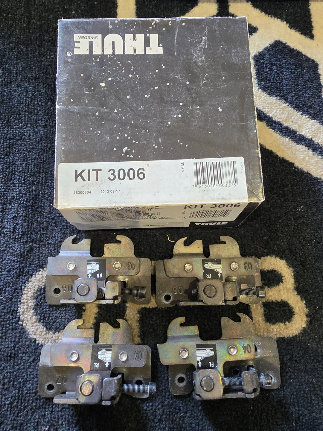 Thule 3006 Fitting Kit - VAUXHALL Combo, 4/5-dr Van, 02-11 & Others used