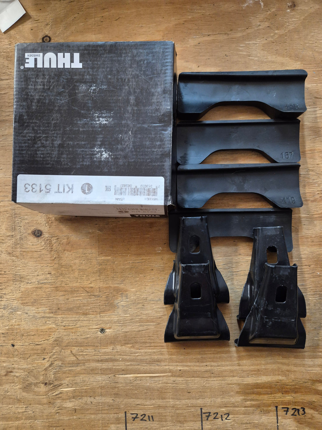 Thule Fitting Kit 5133- KIA Venga , 5-dr Hatchback 10-, Normal Roof - Used