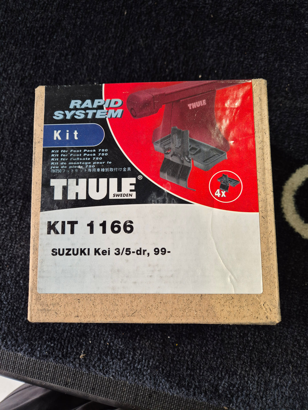 Thule 1166 Fitting Kit SUZUKI Kei 3dr 1999 onward