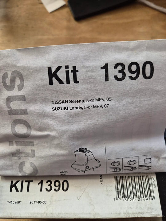 Thule 1390 Fitting Kit - Rare - SUZUKI Landy 2007 onward & Nissan Serena 2005 onward