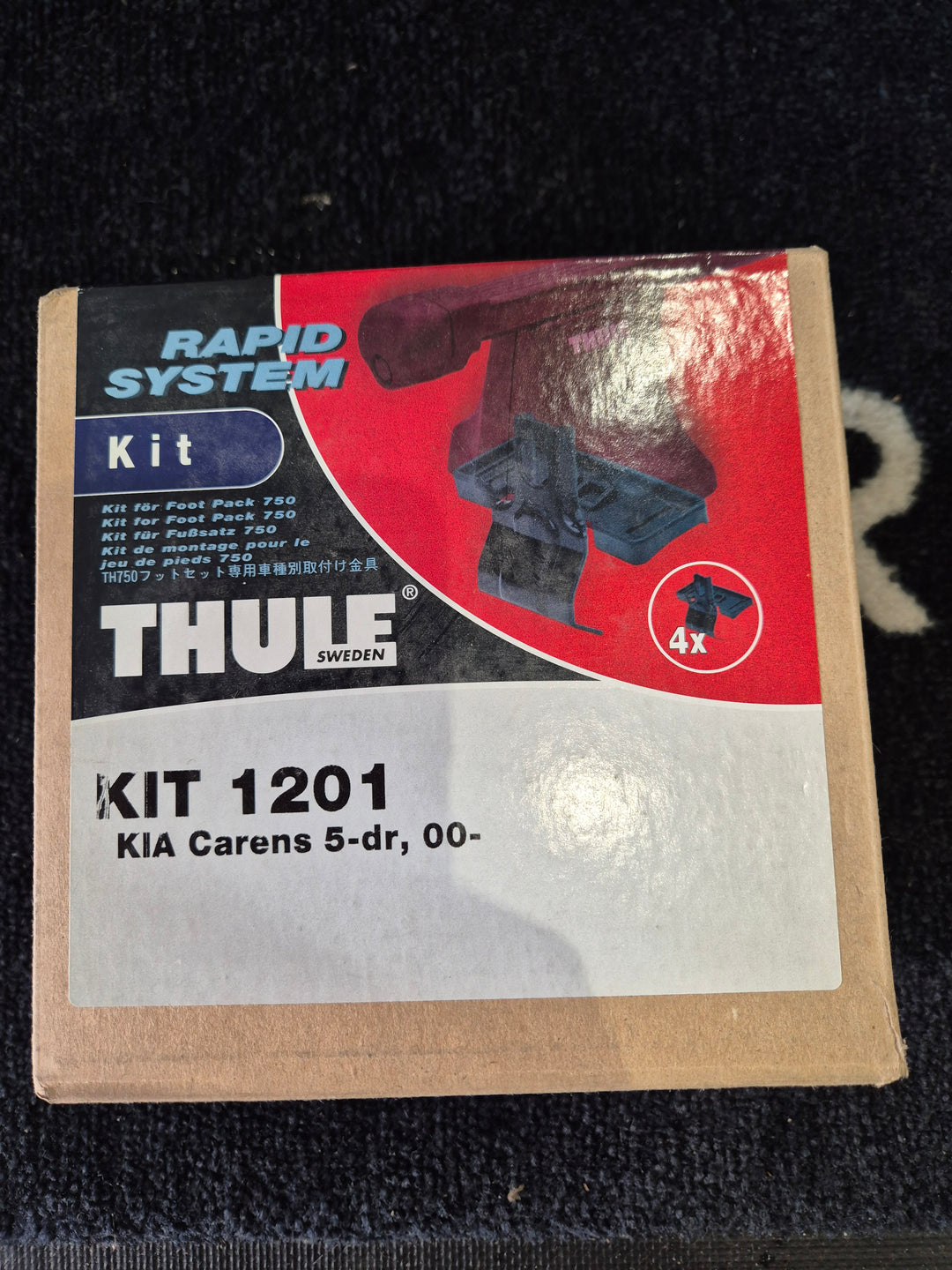 Thule 1201 Fitting Kit KIA Carens 2000 onward