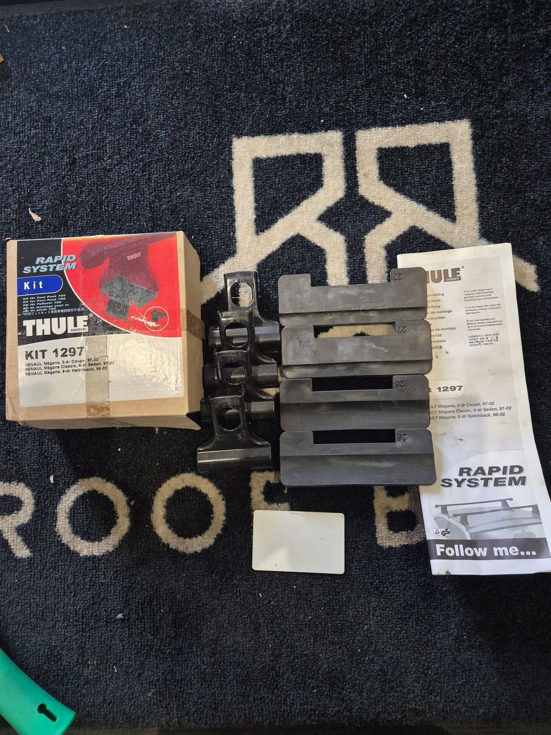 Thule 1297 fitting kit Renault Megane 1997 to 2002