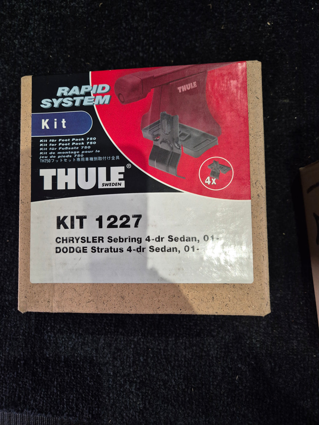 Thule 1227 Fitting kit - Dodge Status saloon 2001 onward