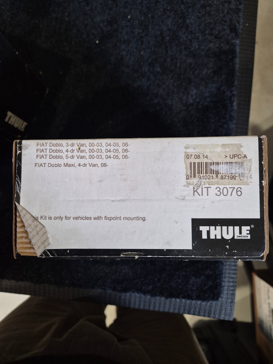 Thule 3076 FIAT Doblo 2000 Onward & Doblo Maxi 2008 onward