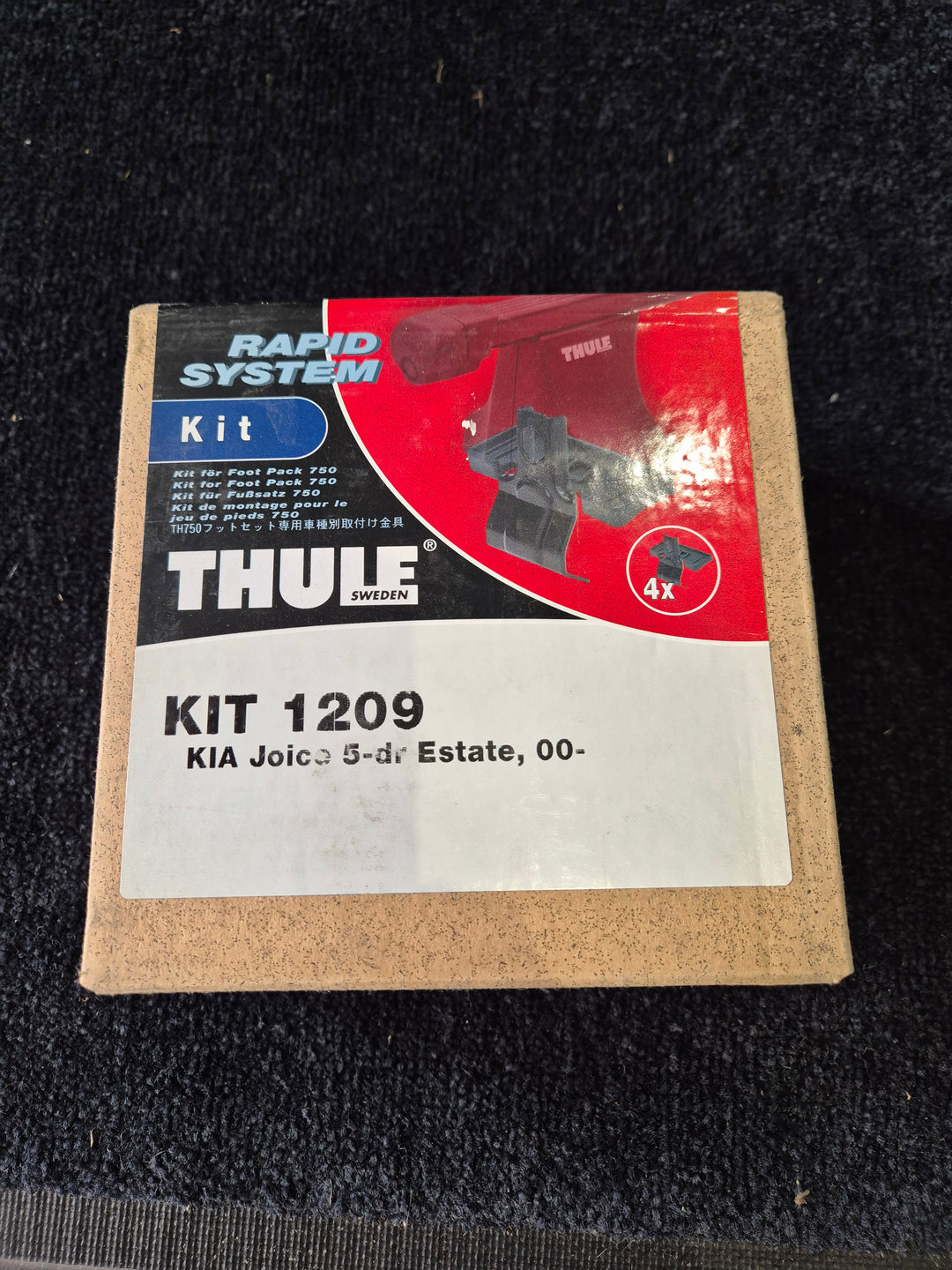 Thule 1209 Fitting Kit KIa Joice estate 2000 onward
