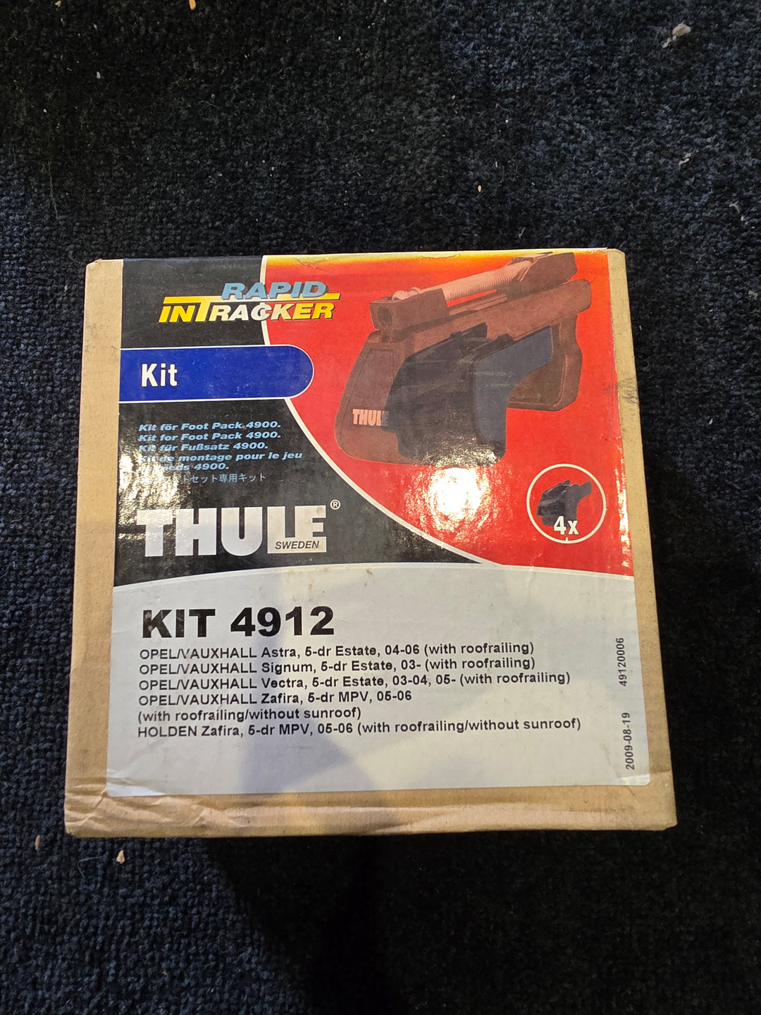 4912 thule intracker fitting kit