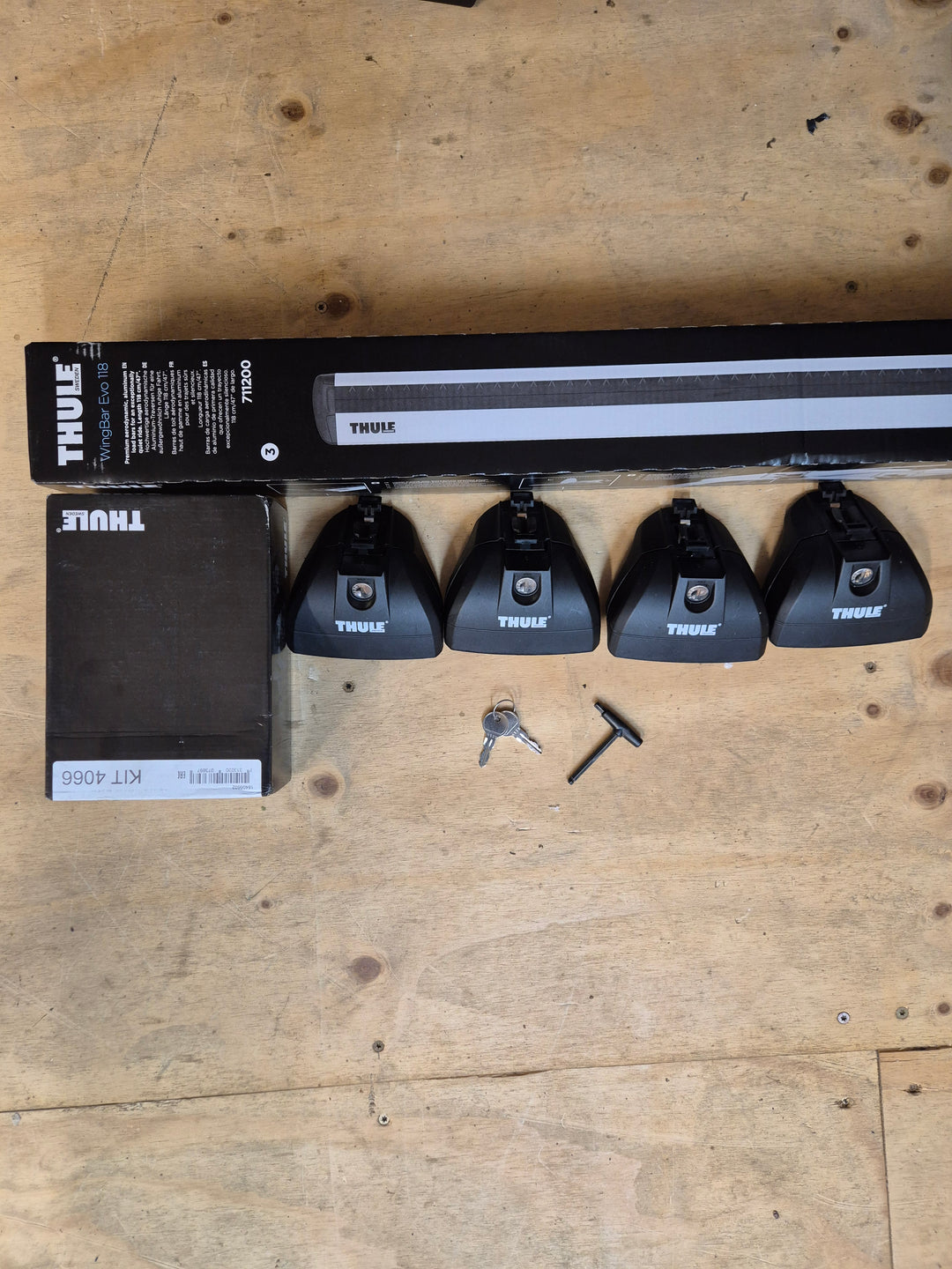 Thule Wingbar Evo set for RENAULT Grand Scenic 2017 onward ( 4066 - 753 -7112 )