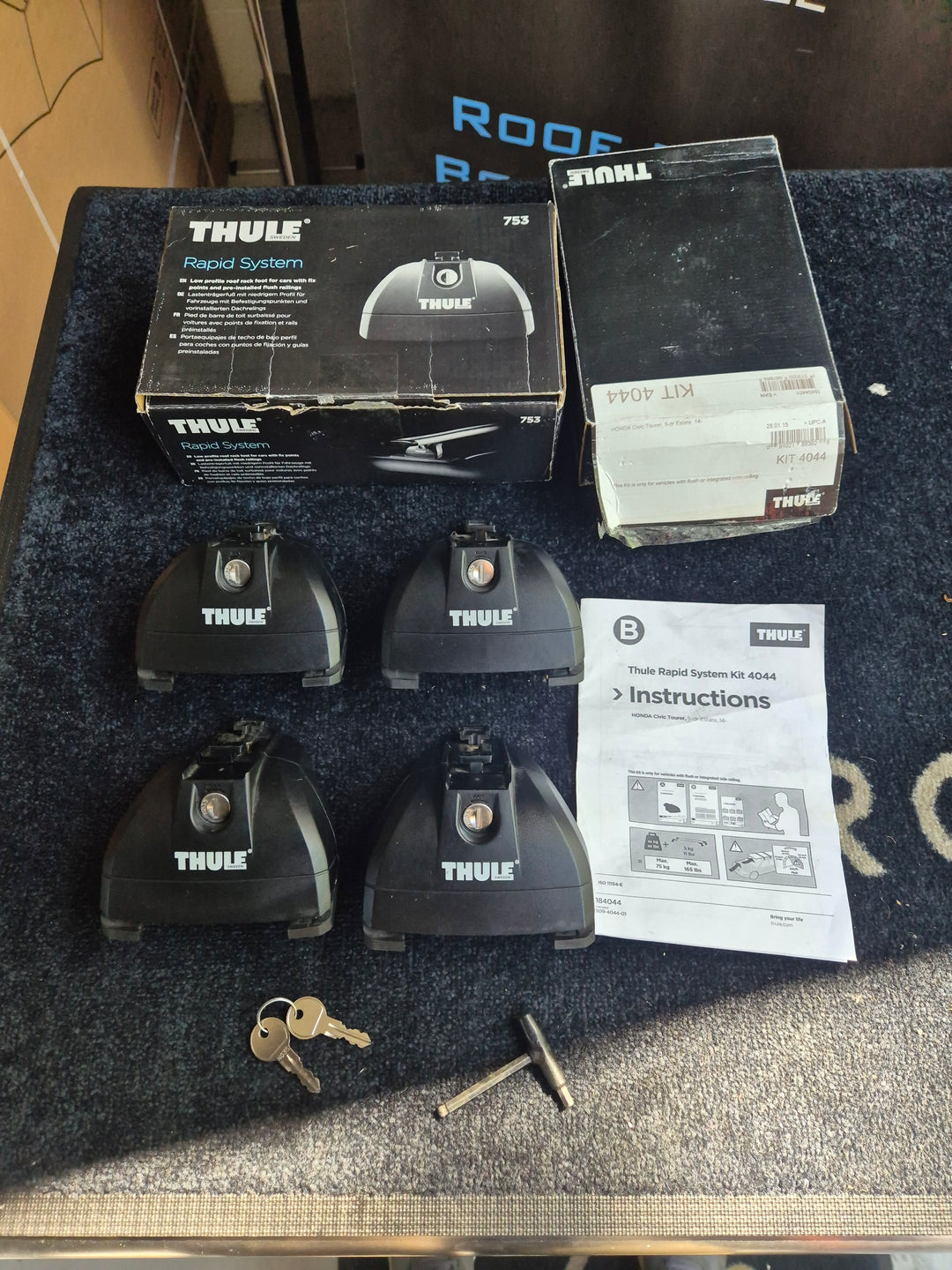 Thule 4044 & 753 Footpack and fitting kit for Honda Civic Tourer estate 2014 onward
