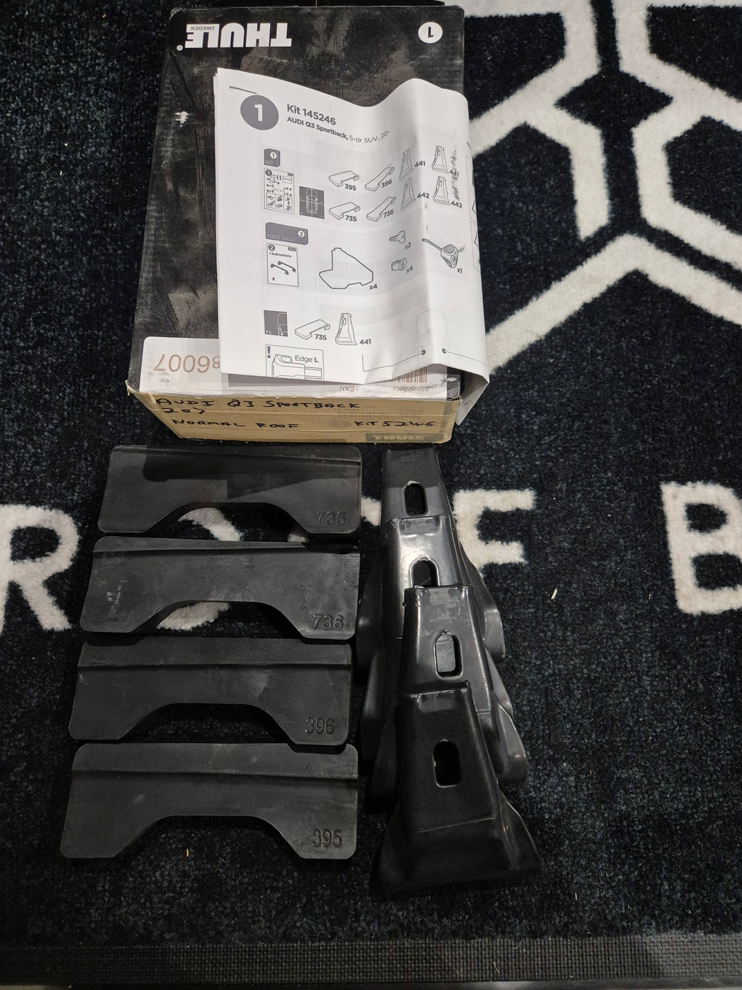 Thule 5246 Fitting Kit AUDI Q3 Sportback 2020 onwards ( Normal roof )
