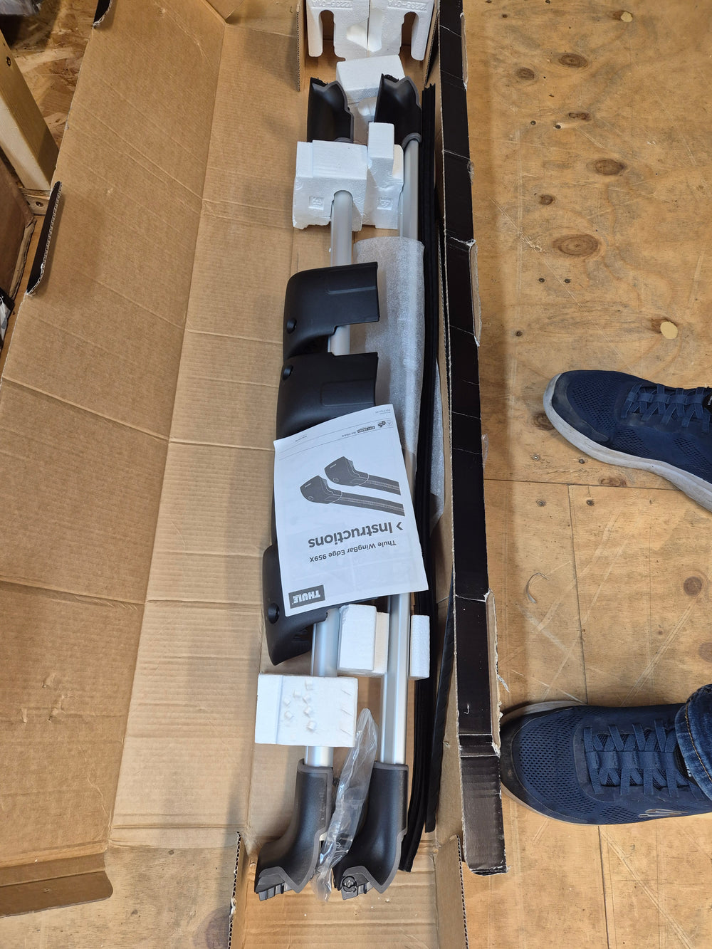 Thule 9592 Wingbar Edge Silver - New