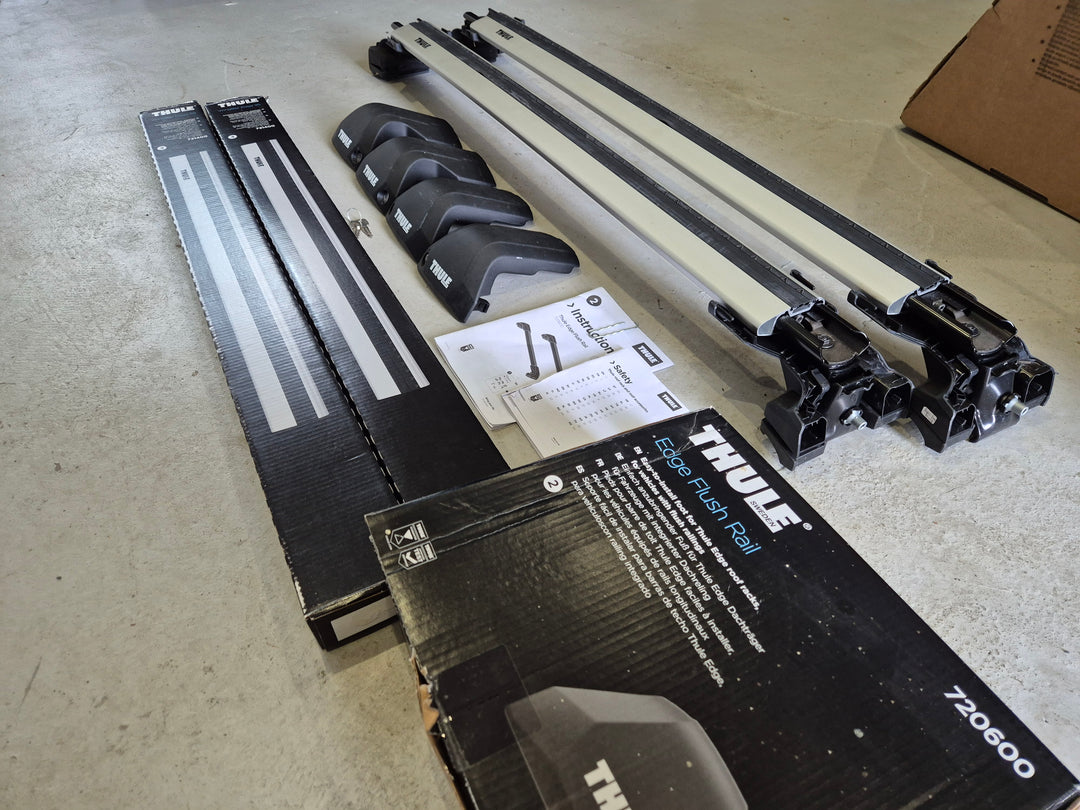 Thule Wingbar Evo Roof Bar Set for Audi A6 Avant 2019-