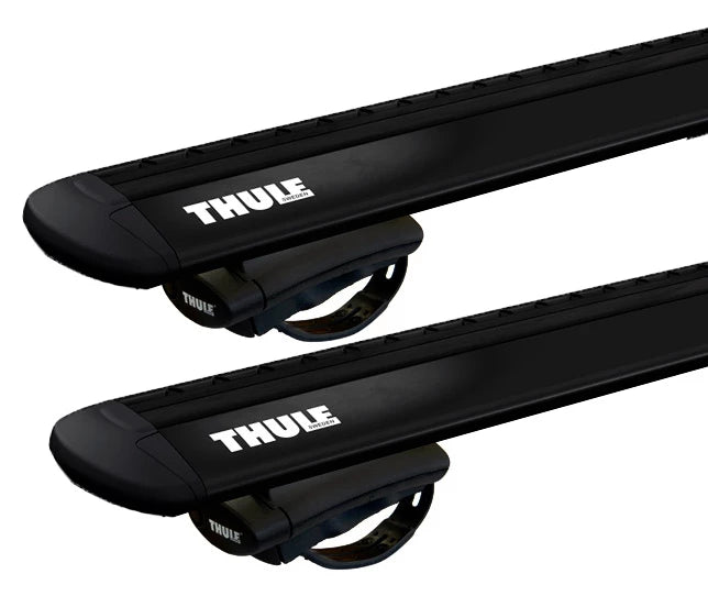 Thule Roof Bar Set for CITROËN C5 Aircross SUV 2019 onwards - Raised Rail (Wingbar Evo - Black)