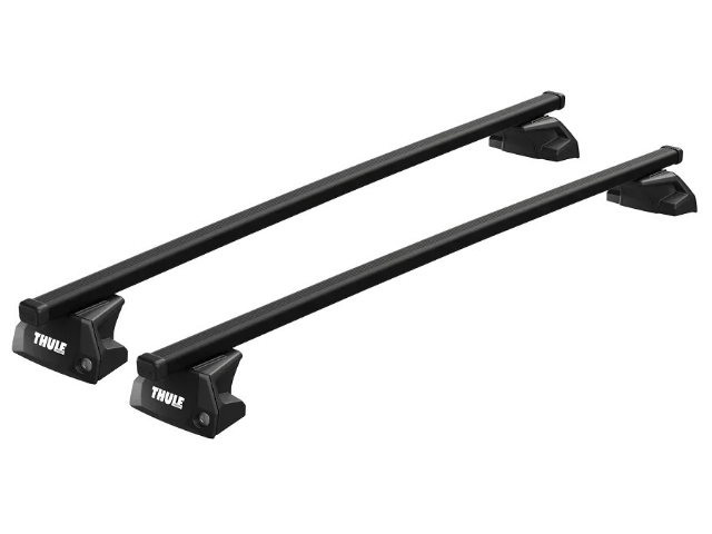 Thule SquareBar Evo Roof Bar Set for Hyundai Grand Santa Fe 7-Seater 2013–2018 Flush Rails