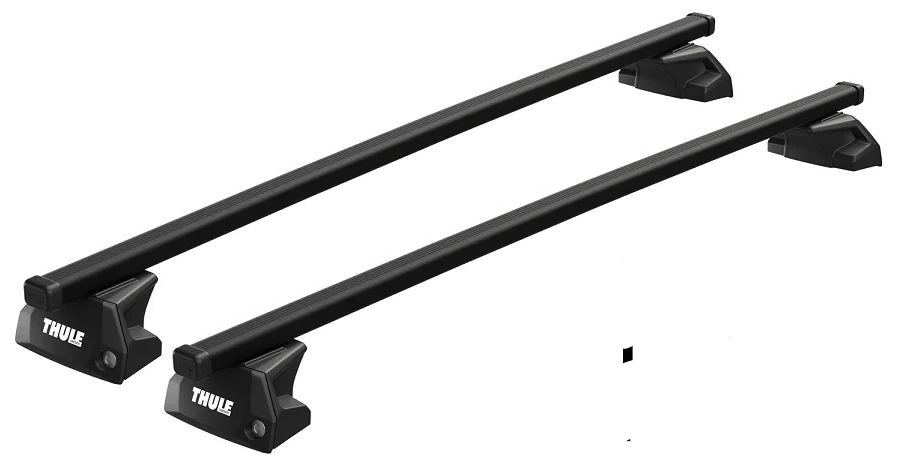 Thule Square Bar set for PEUGEOT 5008 5-dr MPV 2009-2017  (Flush Rail)