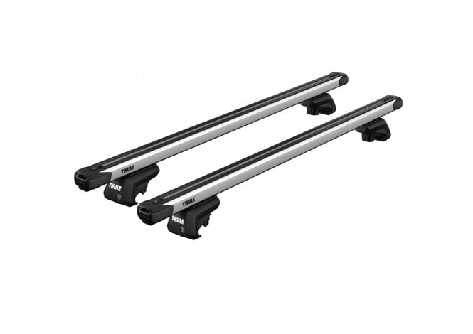 Thule SlideBar Roof Bar Set for Hyundai Atos 1998–2003 Raised Rails
