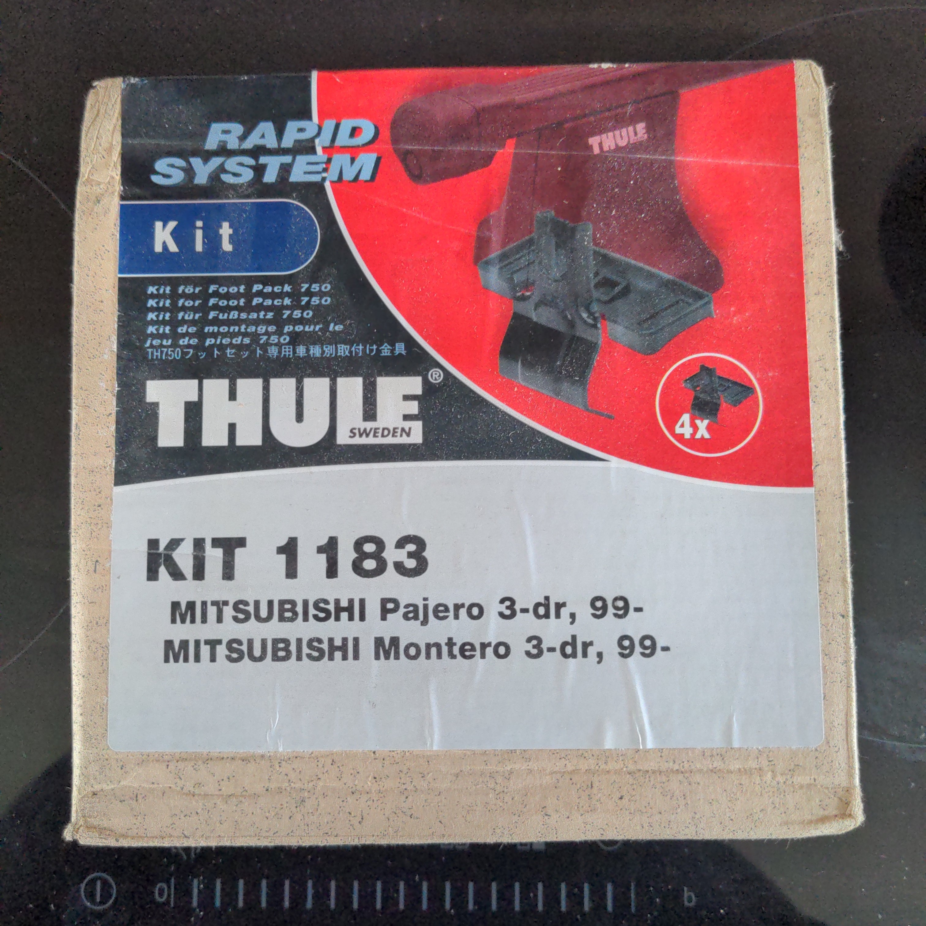 Thule Fitting Kit 1183 Thule Roof Bars Roof Boxed Buy