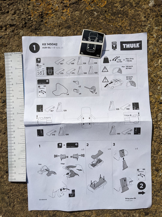 Thule 5042 Fitting kit - Audi Q2